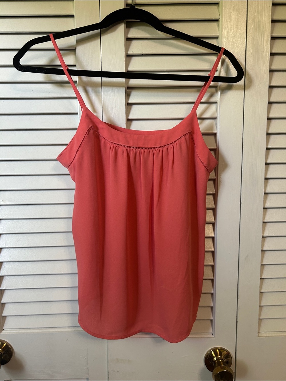 LOFT Coral Spaghetti Strap Camisole